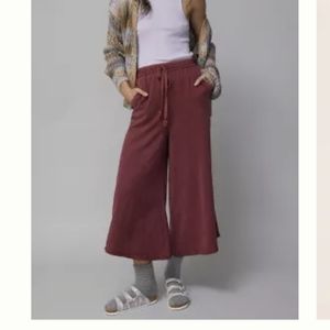 Anthropologie Saturday Sunday Eudora Cropped Wide Leg Trouser